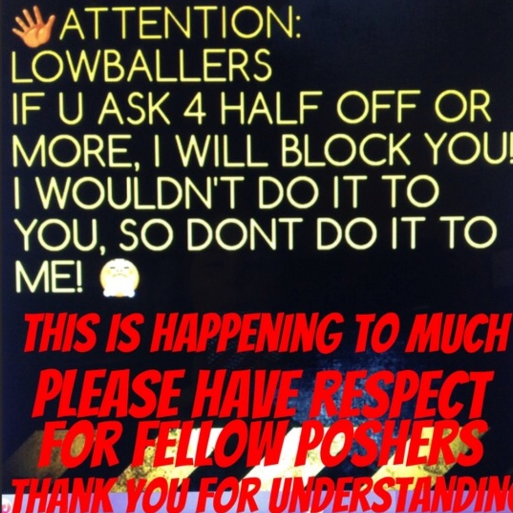 No low ball offers please /